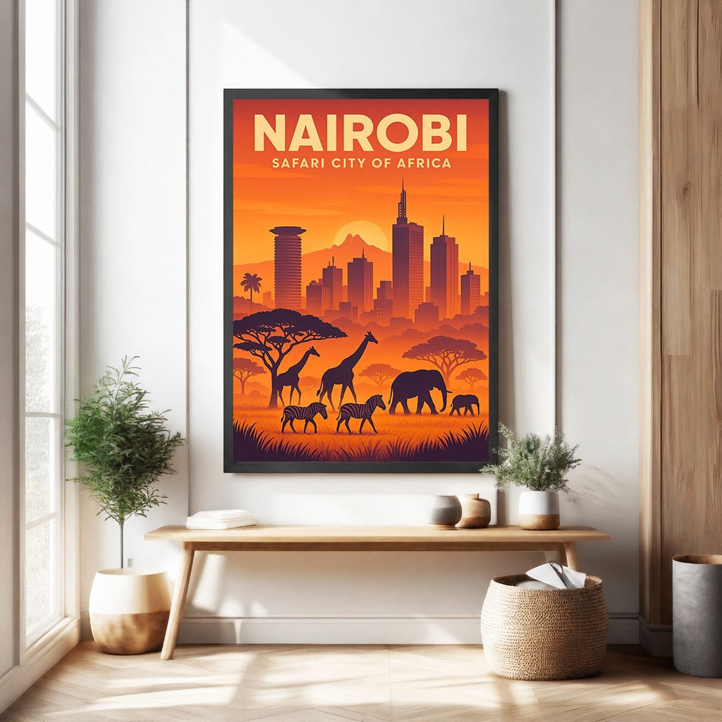 Nairobi Safari City Of Africa Poster