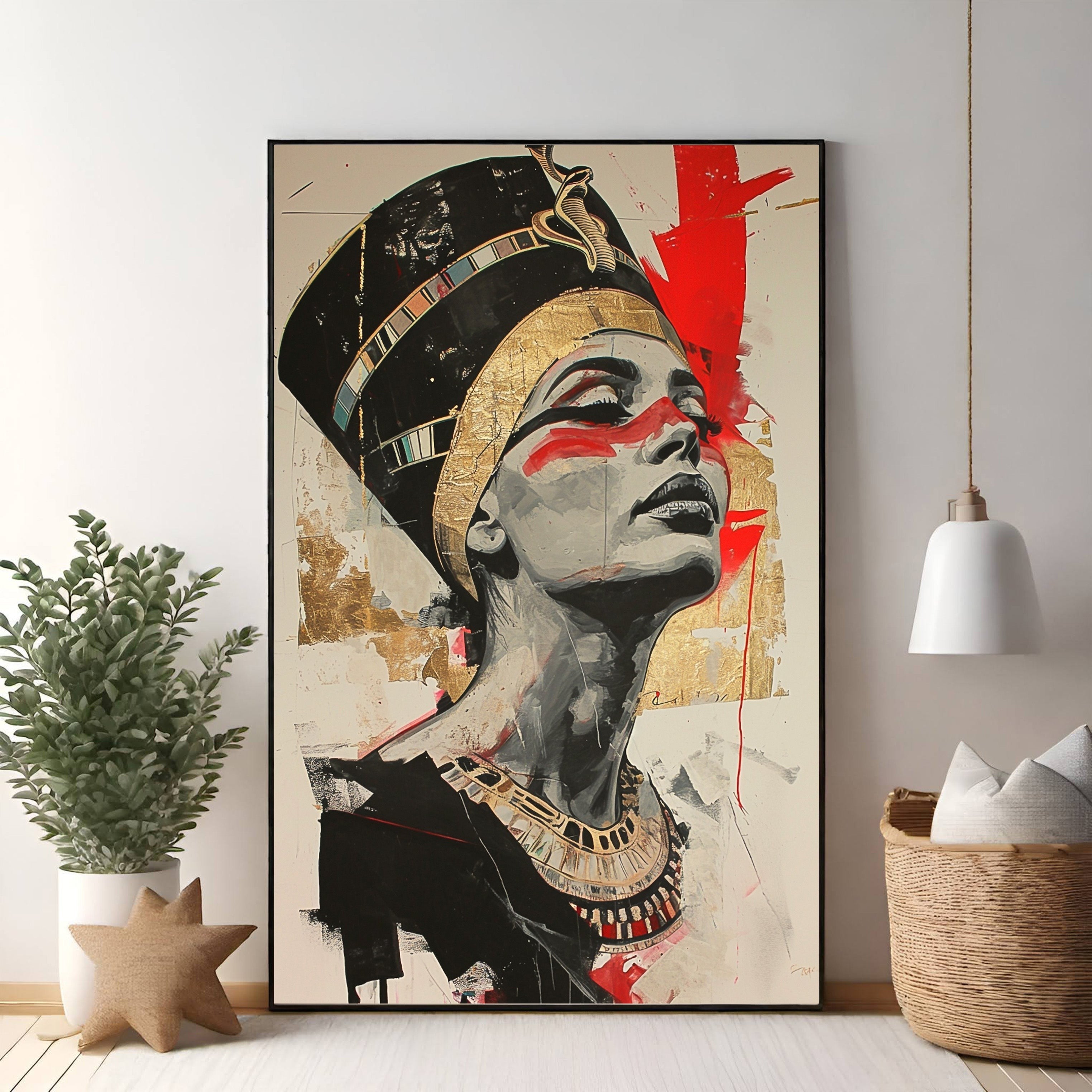 Nefertiti Regal Portrait Wall Art
