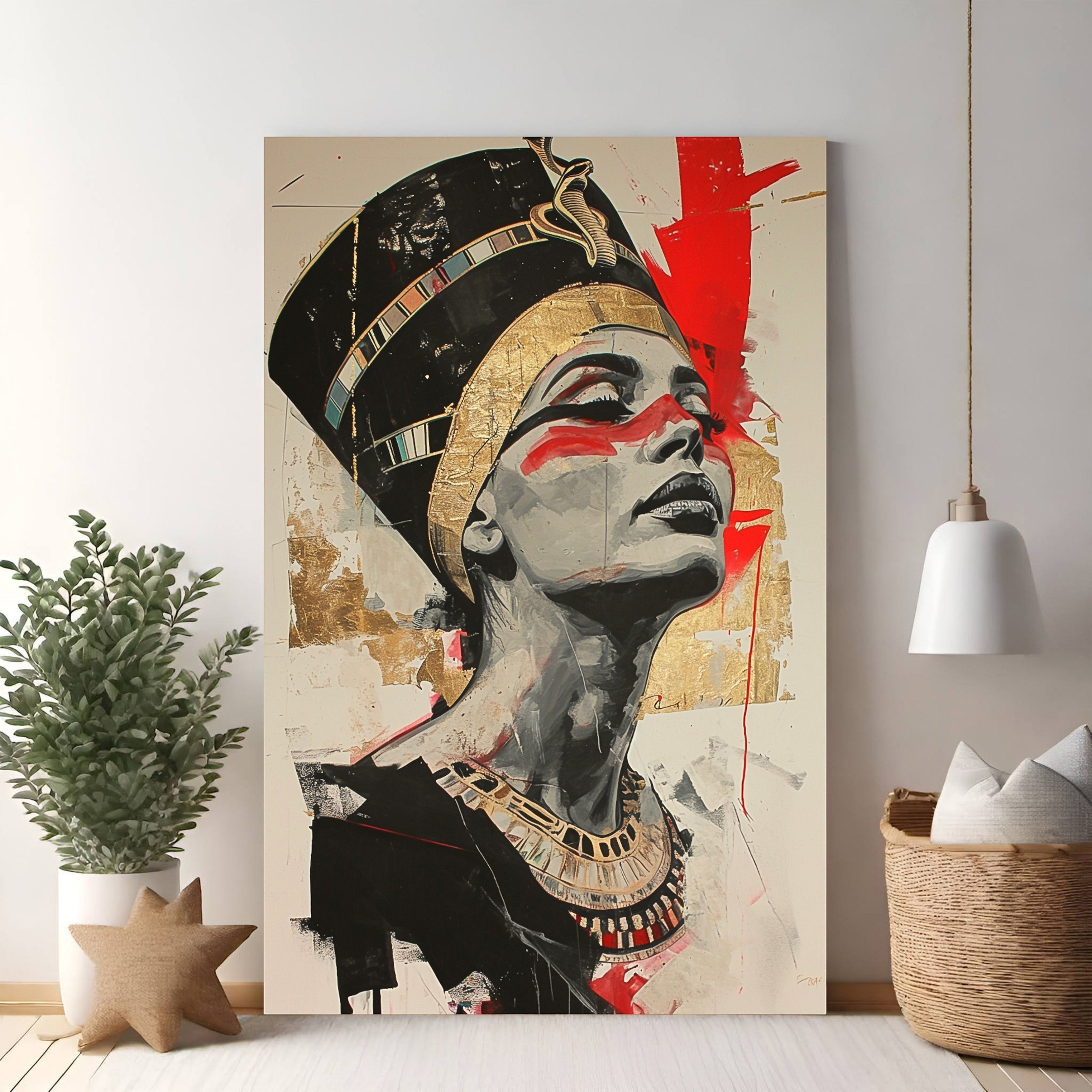 Nefertiti Regal Portrait Wall Art