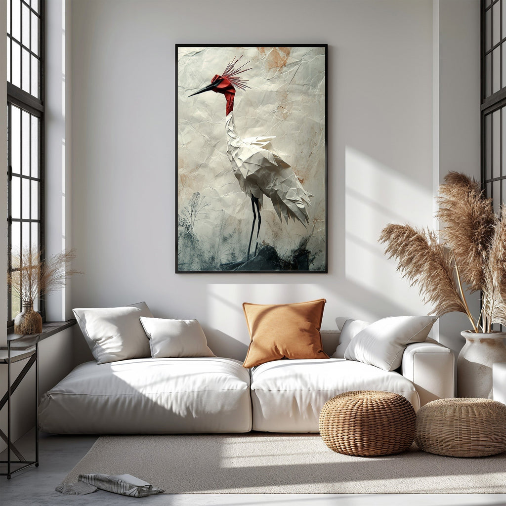 Origami Crane Wall Art