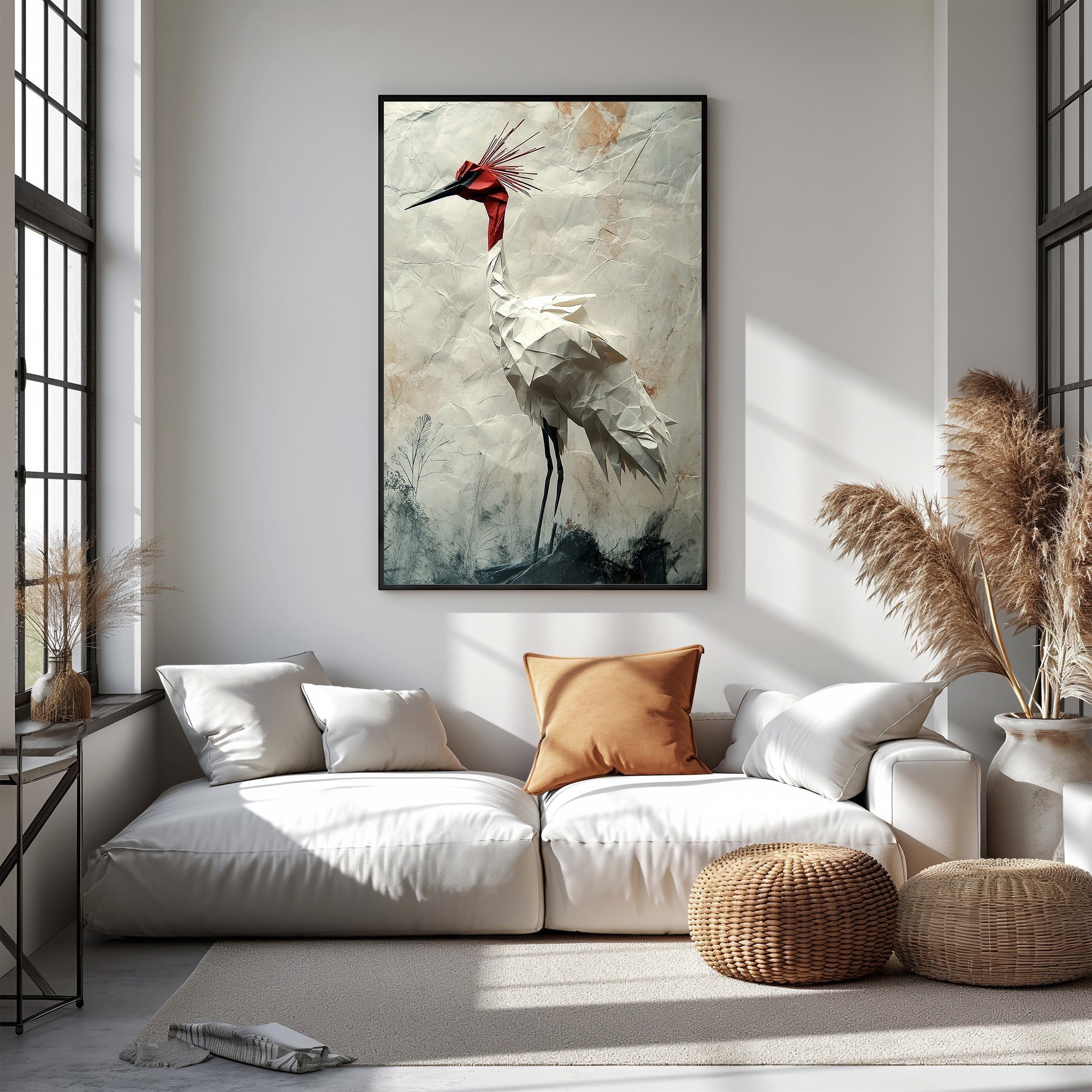 Origami Crane Wall Art