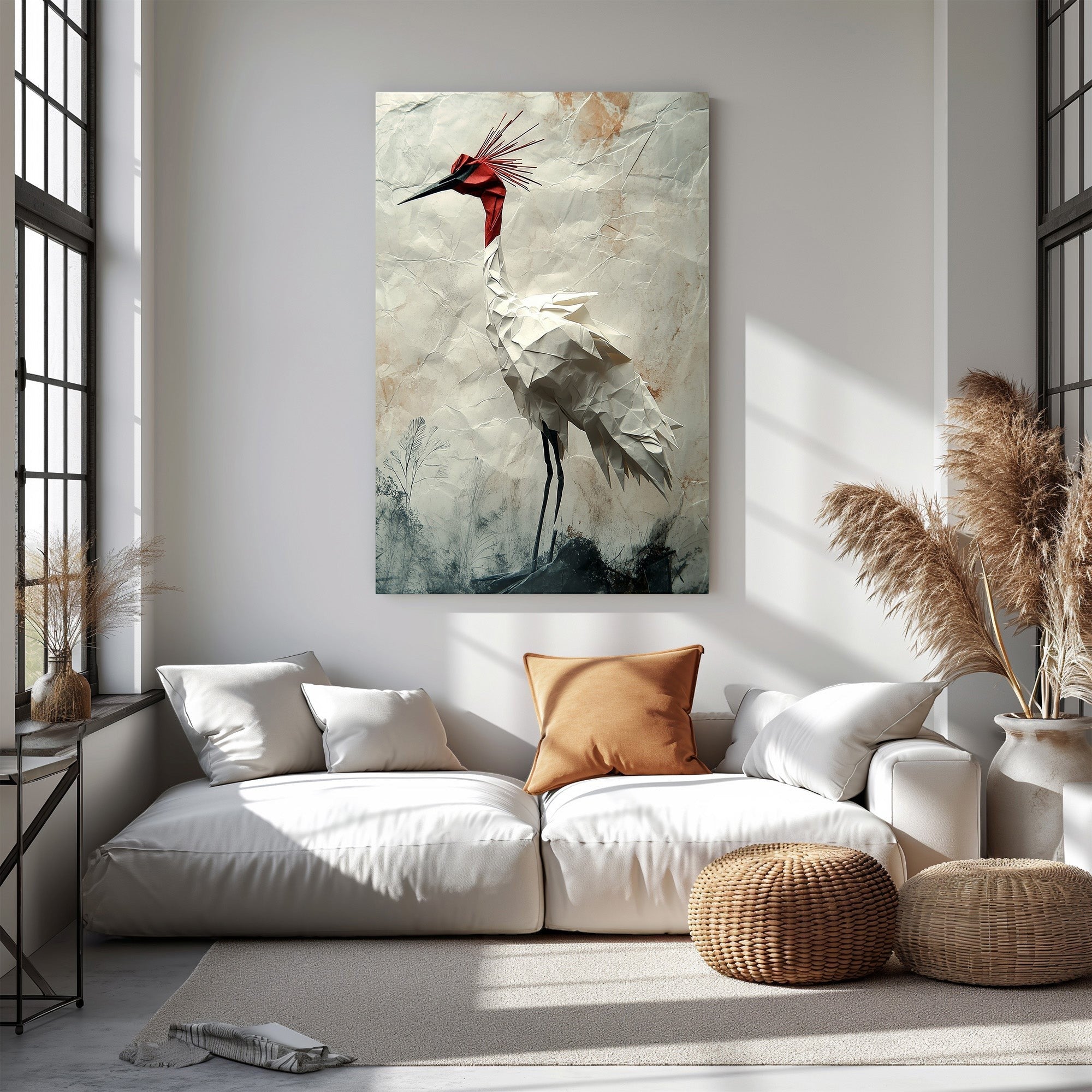 Origami Crane Wall Art
