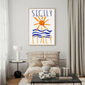 Sicily Italy Sun And Sea Poster