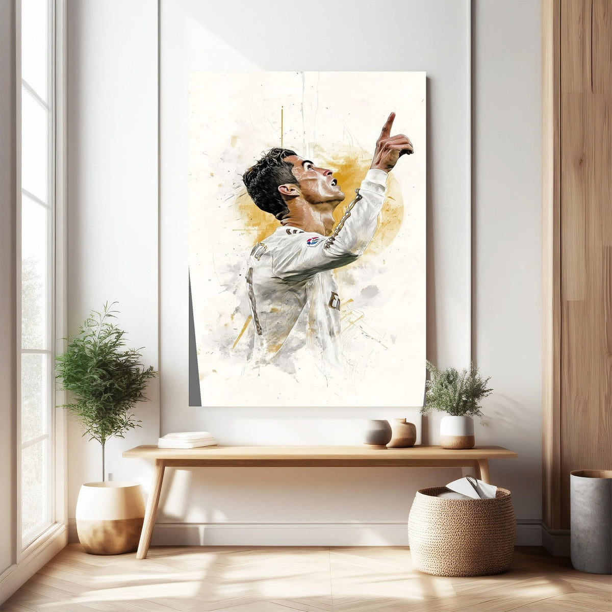 Soccer Player Celebration Art Print
