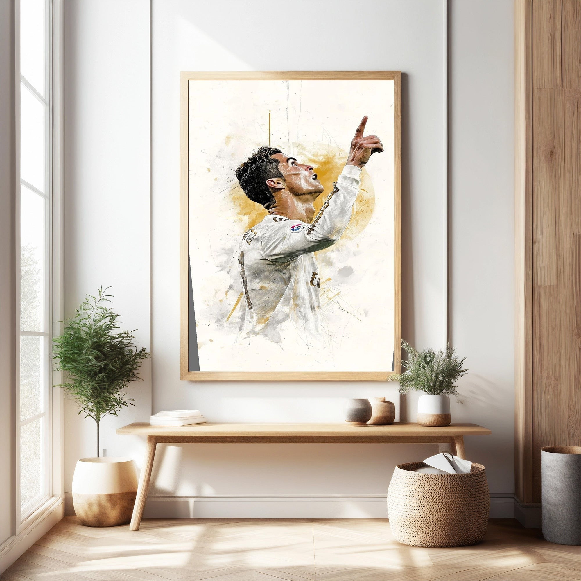 Soccer Player Celebration Art Print