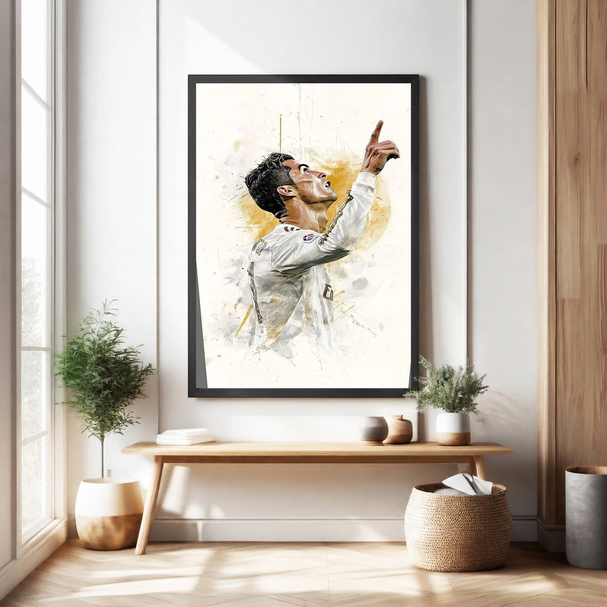 Soccer Player Celebration Art Print