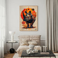 Tribal Rhino Wall Art