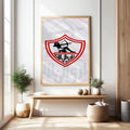 Zamalek Sports Team Emblem Wall Art